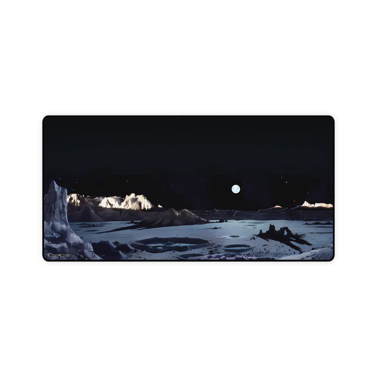 Sci-Fi artwork LARGE computer mouse pad, Gaming Computer Desk Mat, Blade Runner, Star Wars, science fiction, moonscape earthrise, vintage