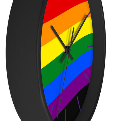 PRIDE Wall Clock LGBTQ Pride Month, Celebrate Equality, Keep time, Pride timepiece