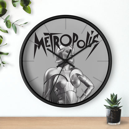 Metropolis Wall Clock Metropolis science-fiction machine Robot film of 1927, Classic sci-fi, Fritz Lang