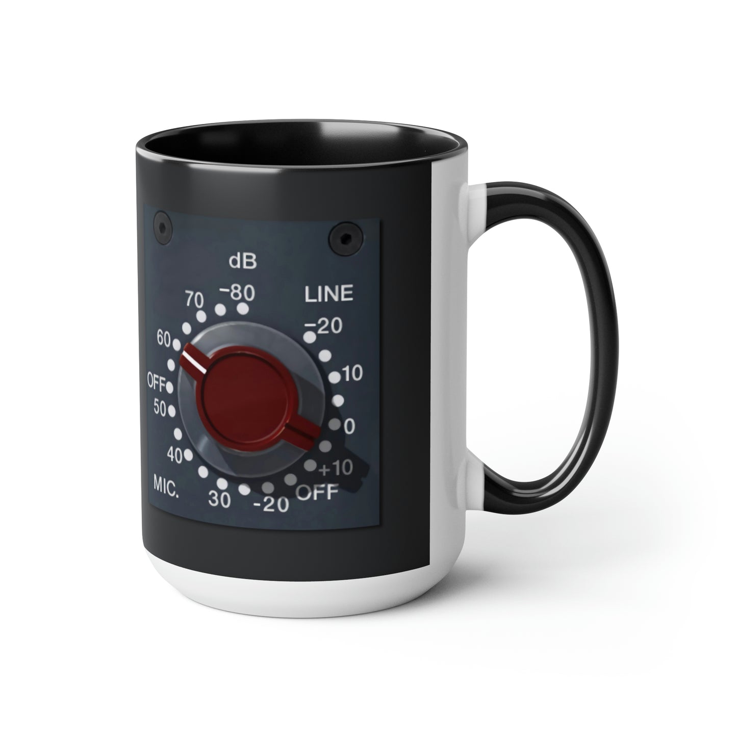 Recording Studio Audio Engineer NEVE Mic Pre British Sound LARGE Two-Tone Coffee Mug 15oz