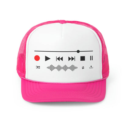 Play Record Rewind Fast Forward Audio Transport Audio Engineer Trucker Cap