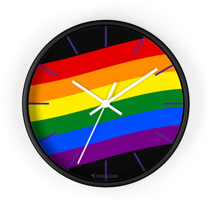 PRIDE Wall Clock LGBTQ Pride Month, Celebrate Equality, Keep time, Pride timepiece