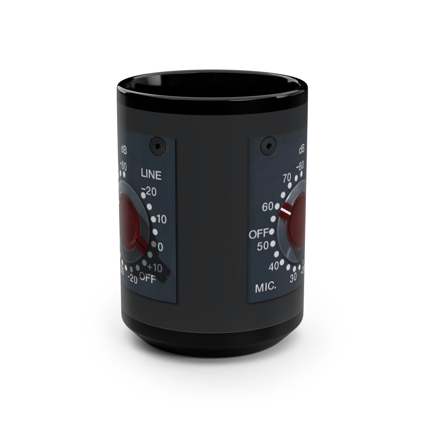 Recording Studio Audio Engineer NEVE Mic Pre British Sound, LARGE Black Mug, 15oz