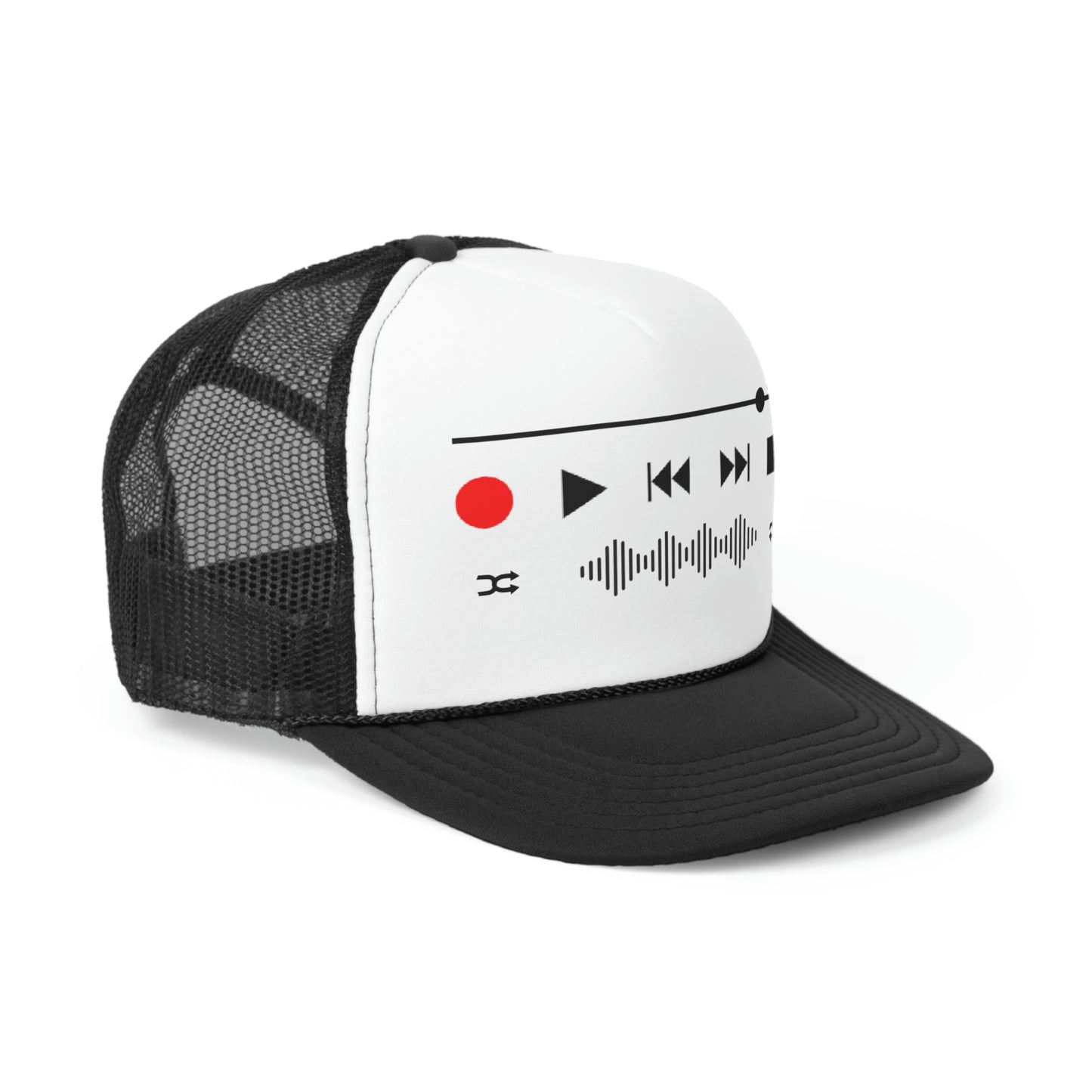 Play Record Rewind Fast Forward Audio Transport Audio Engineer Trucker Cap