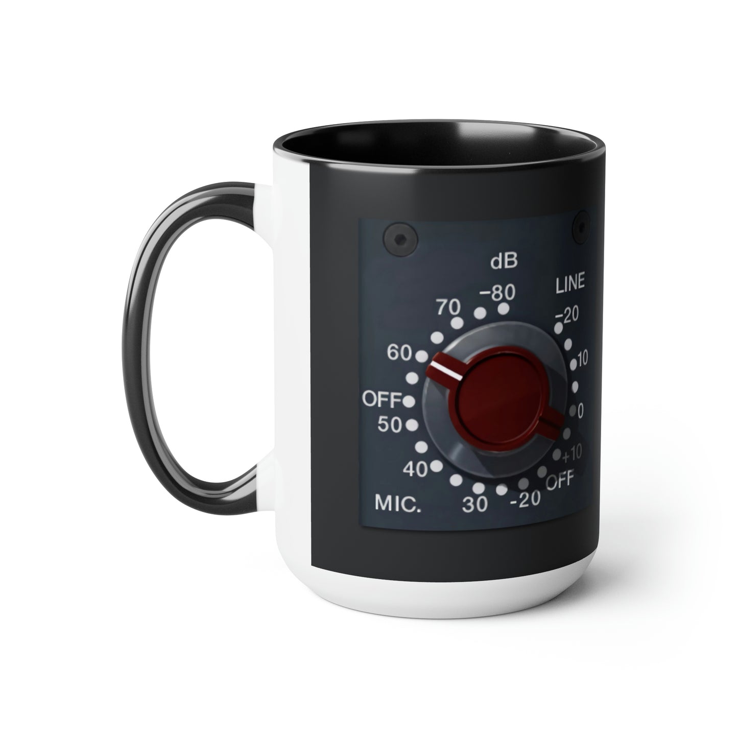 Recording Studio Audio Engineer NEVE Mic Pre British Sound LARGE Two-Tone Coffee Mug 15oz