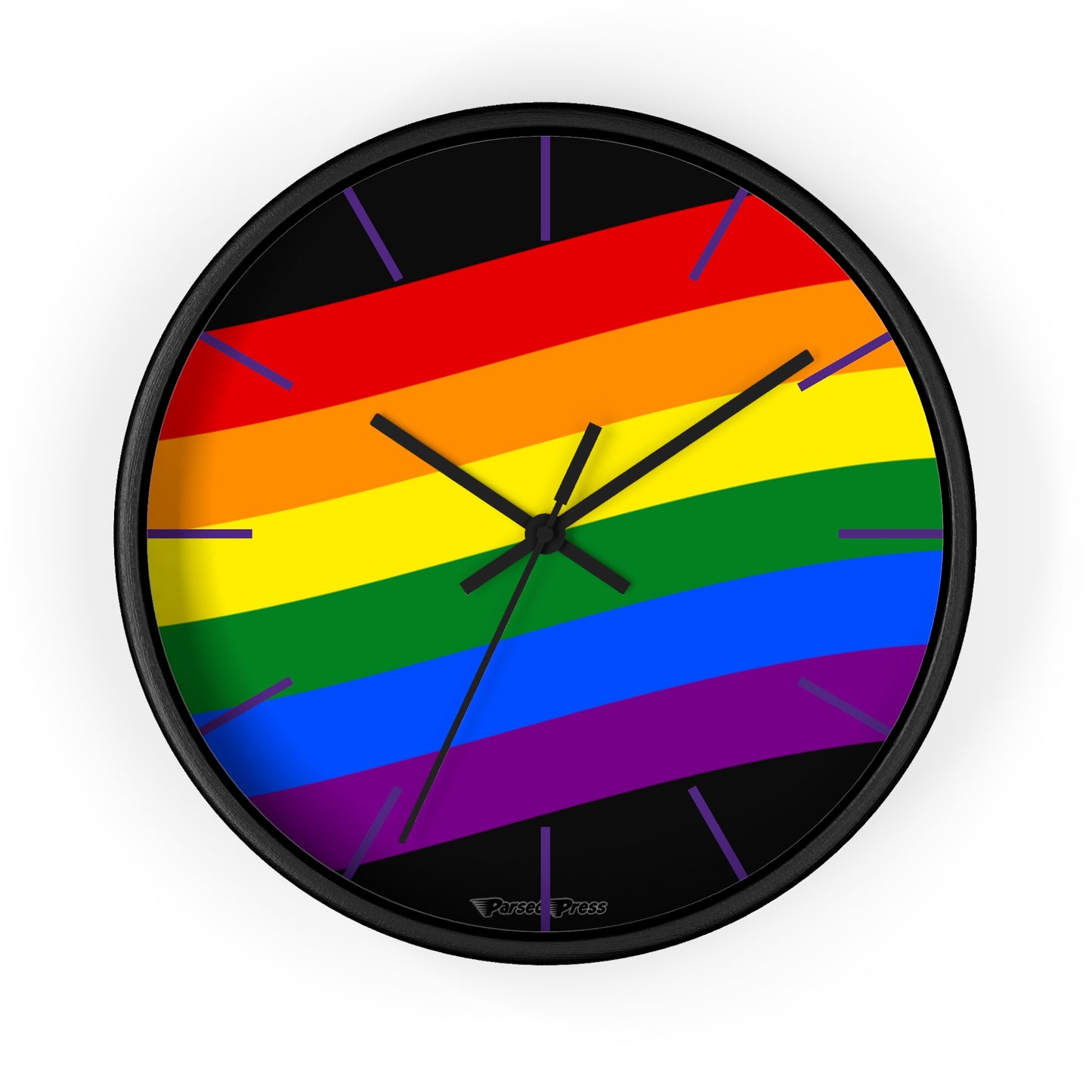 PRIDE Wall Clock LGBTQ Pride Month, Celebrate Equality, Keep time, Pride timepiece