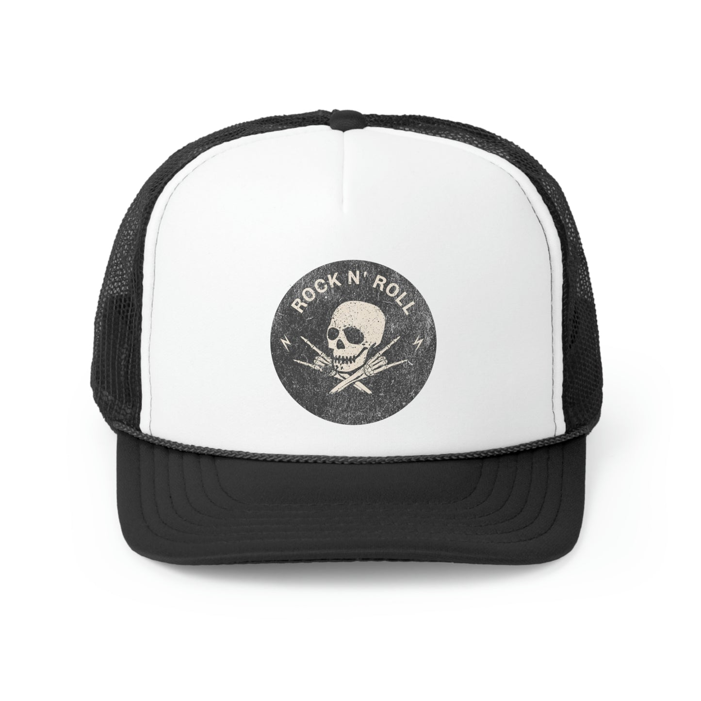 Rock n Roll Skull n Bones Classic unisex hat - Trucker Cap