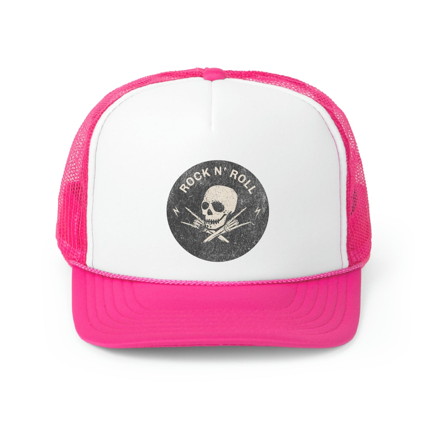 Rock n Roll Skull n Bones Classic unisex hat - Trucker Cap