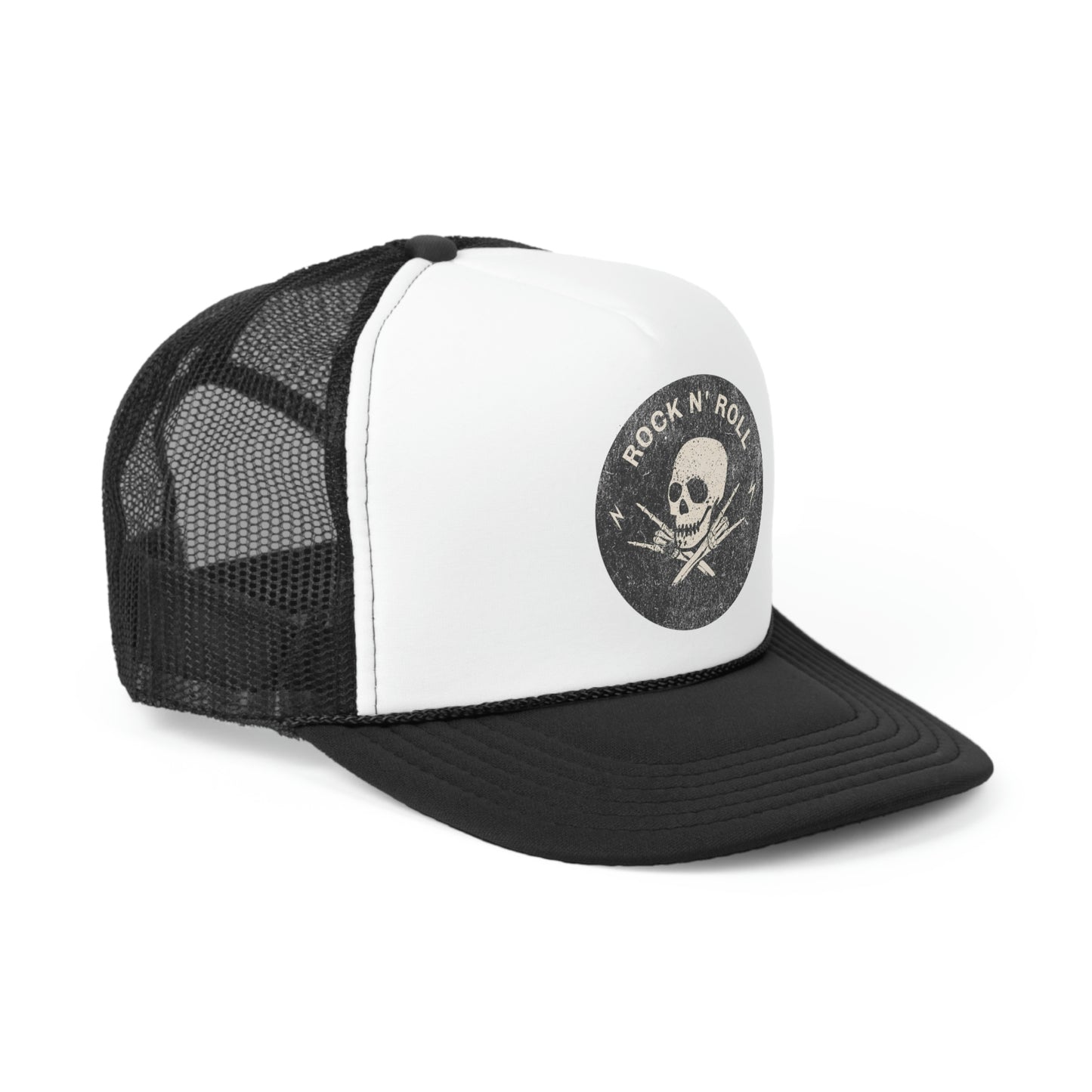 Rock n Roll Skull n Bones Classic unisex hat - Trucker Cap