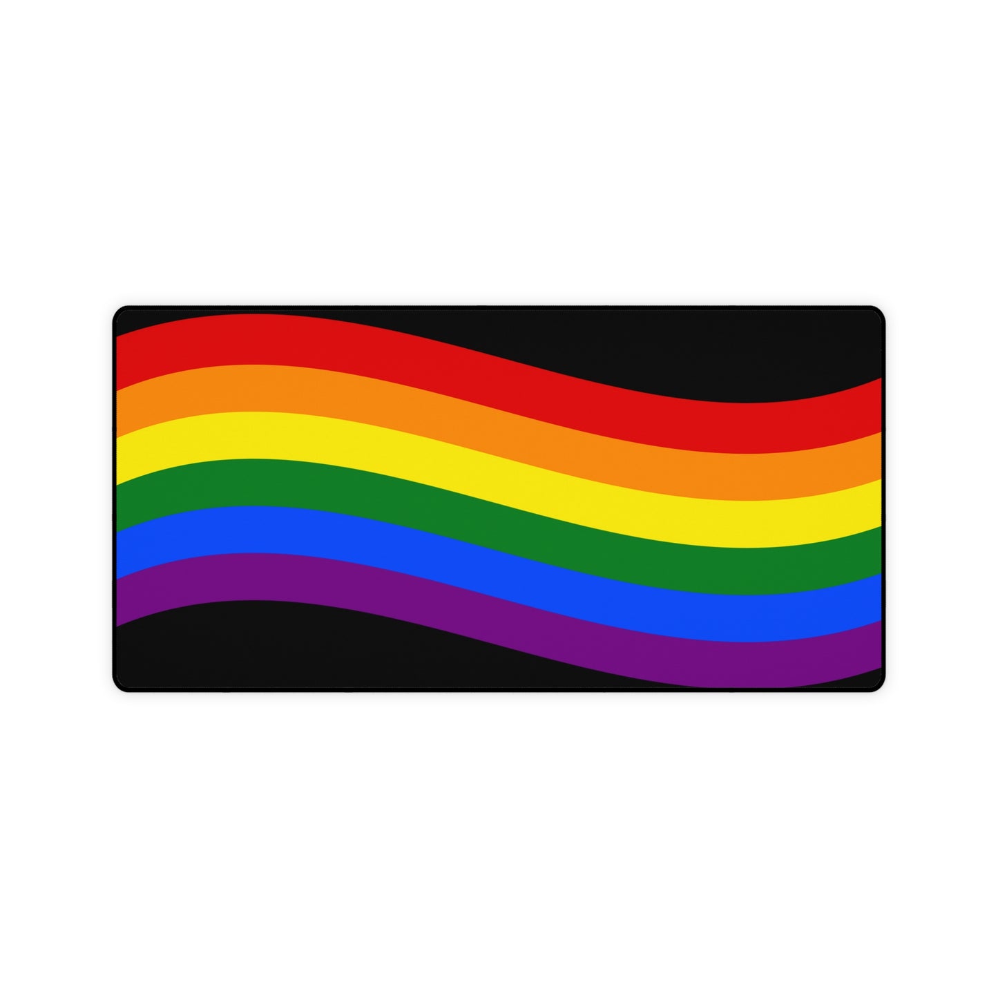 PRIDE Computer Mouse Pad Desk Mat, LBGTQ Proud Rainbow Colors