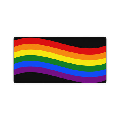 PRIDE Computer Mouse Pad Desk Mat, LBGTQ Proud Rainbow Colors