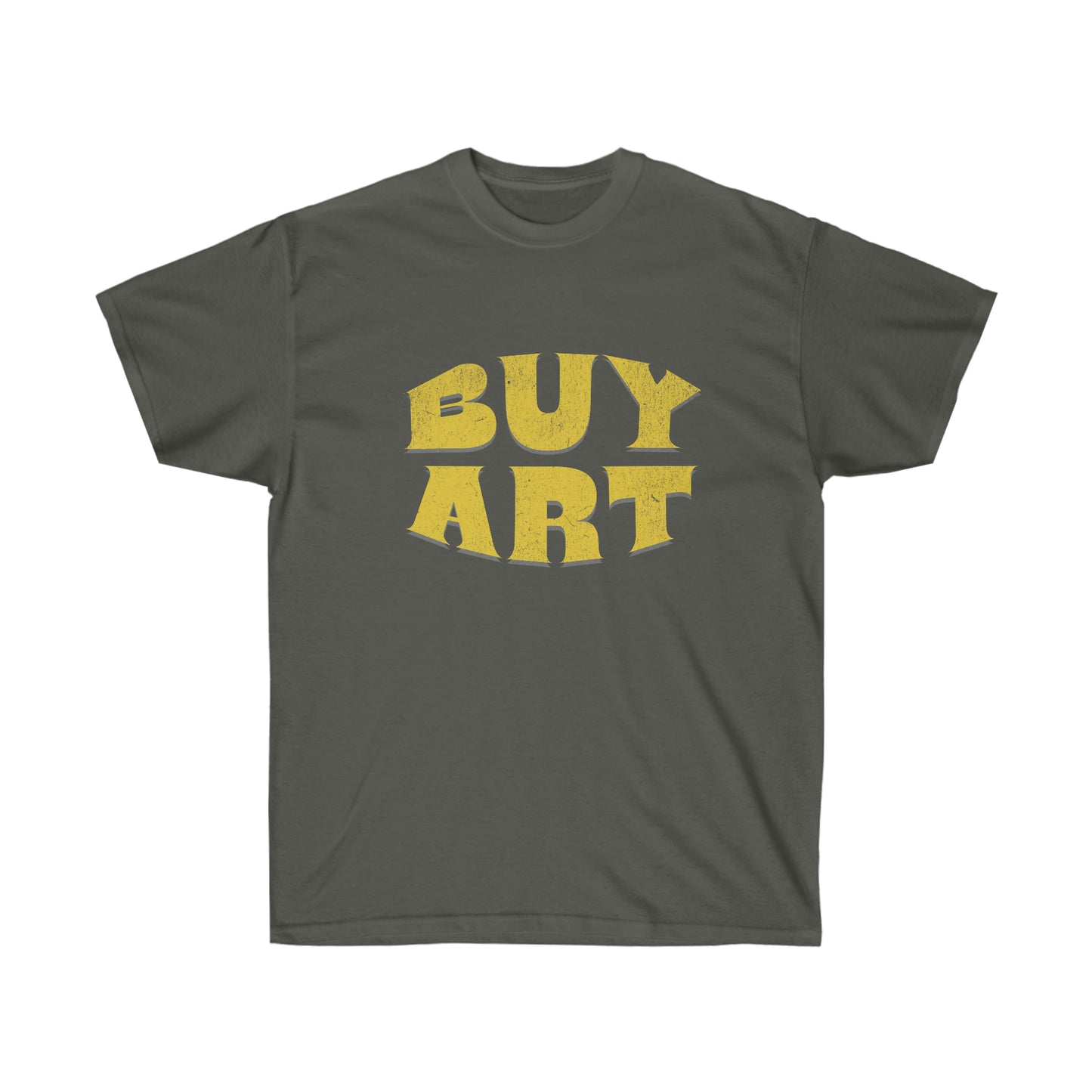 BUY ART t-shirt - Support your Local artist BUY ART - Unisex Ultra Cotton Tee