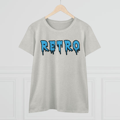 RETRO style tee, Women's Midweight Cotton Tee, retro style clothes t shirts design vintage sci fi fantasy movies and tv shows