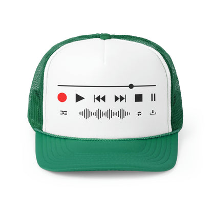 Play Record Rewind Fast Forward Audio Transport Audio Engineer Trucker Cap