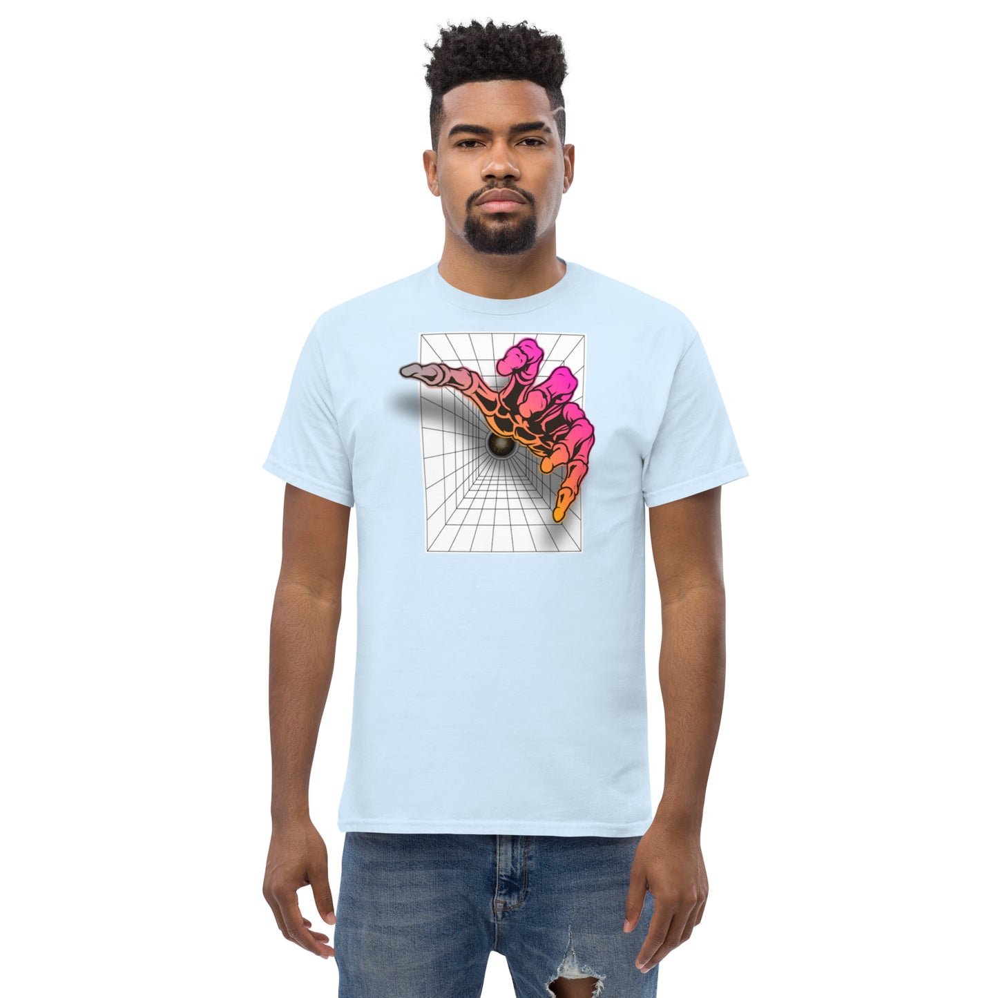 The Hand from deep space 3D classic sci fi shirt - Mens classic tee