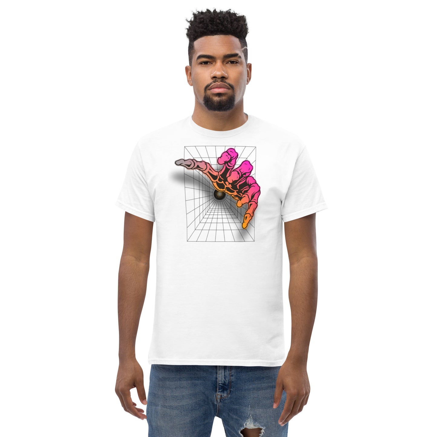 The Hand from deep space 3D classic sci fi shirt - Mens classic tee